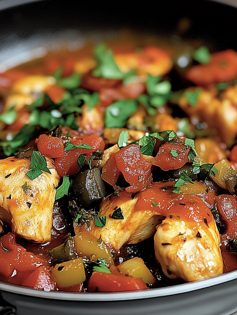 Poulet Marengo maison