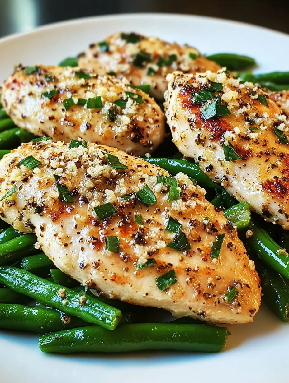 Des chicken grillés avec des légumes verts.