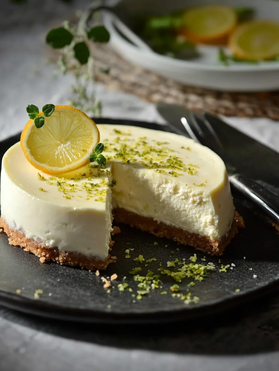 Une tartine de dessert avec une portion de crème et des citrons.