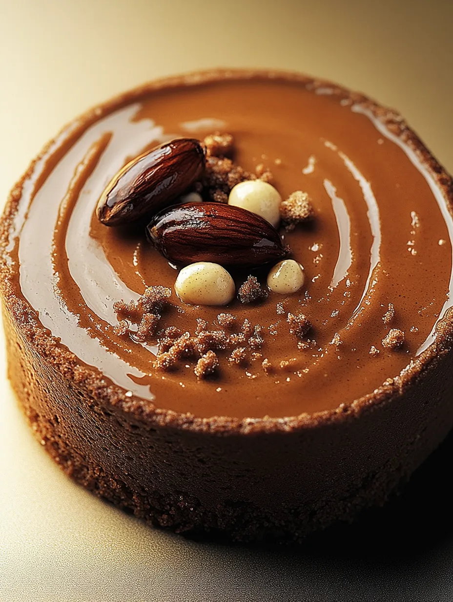 Un gâteau au chocolat garni de fruits secs mélangés.