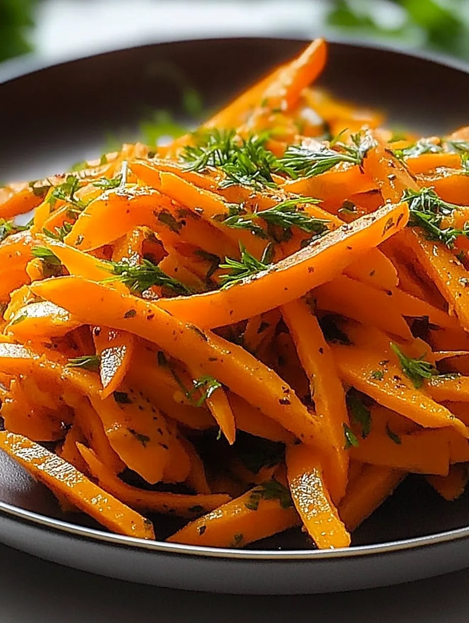 Une assiette de carottes cuites.