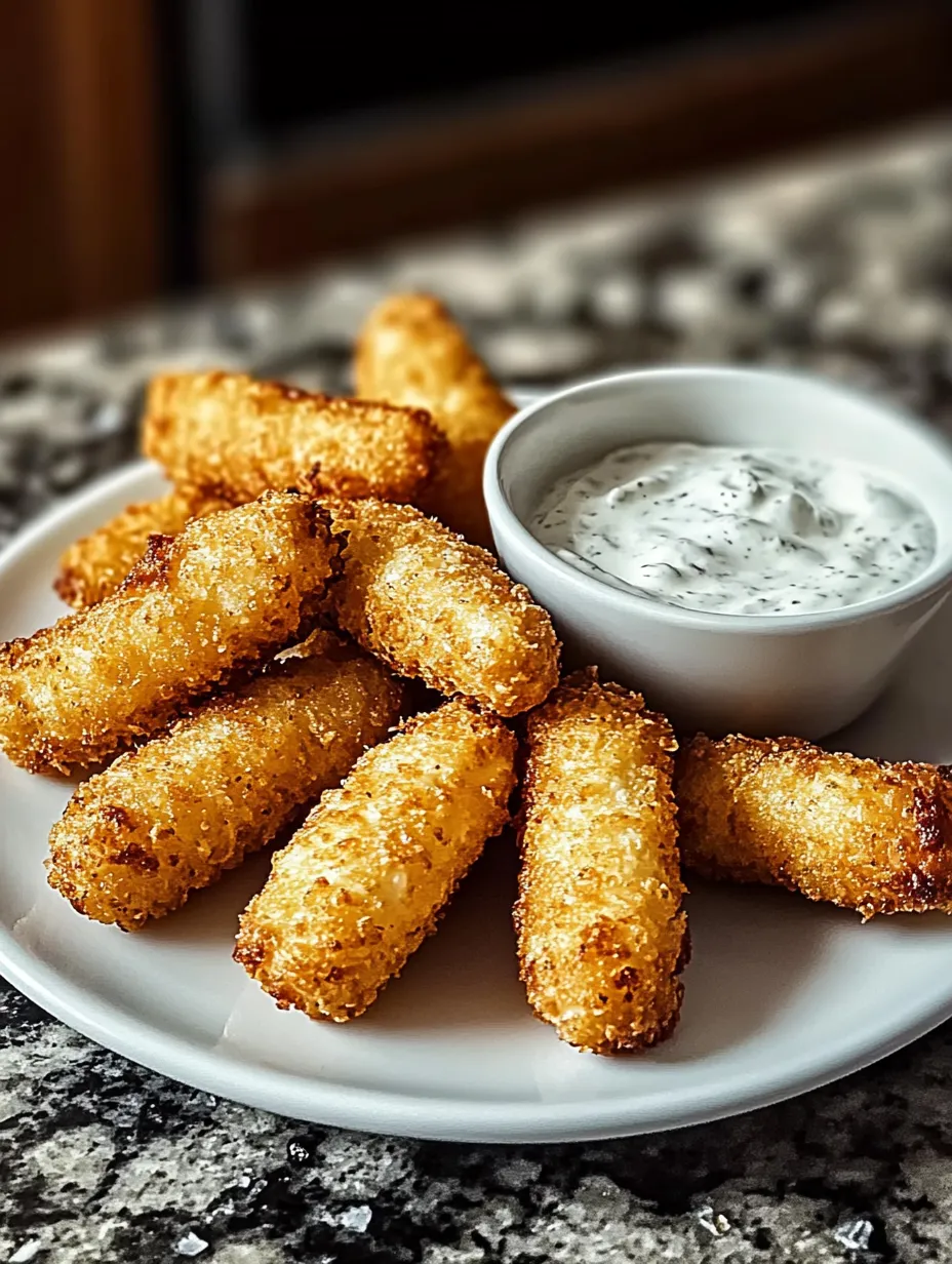 Une assiette de patates frites et une petite cuillère de sauce.
