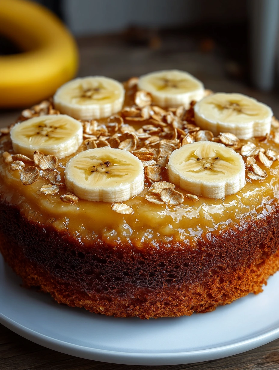 Gâteau minceur avoine et banane