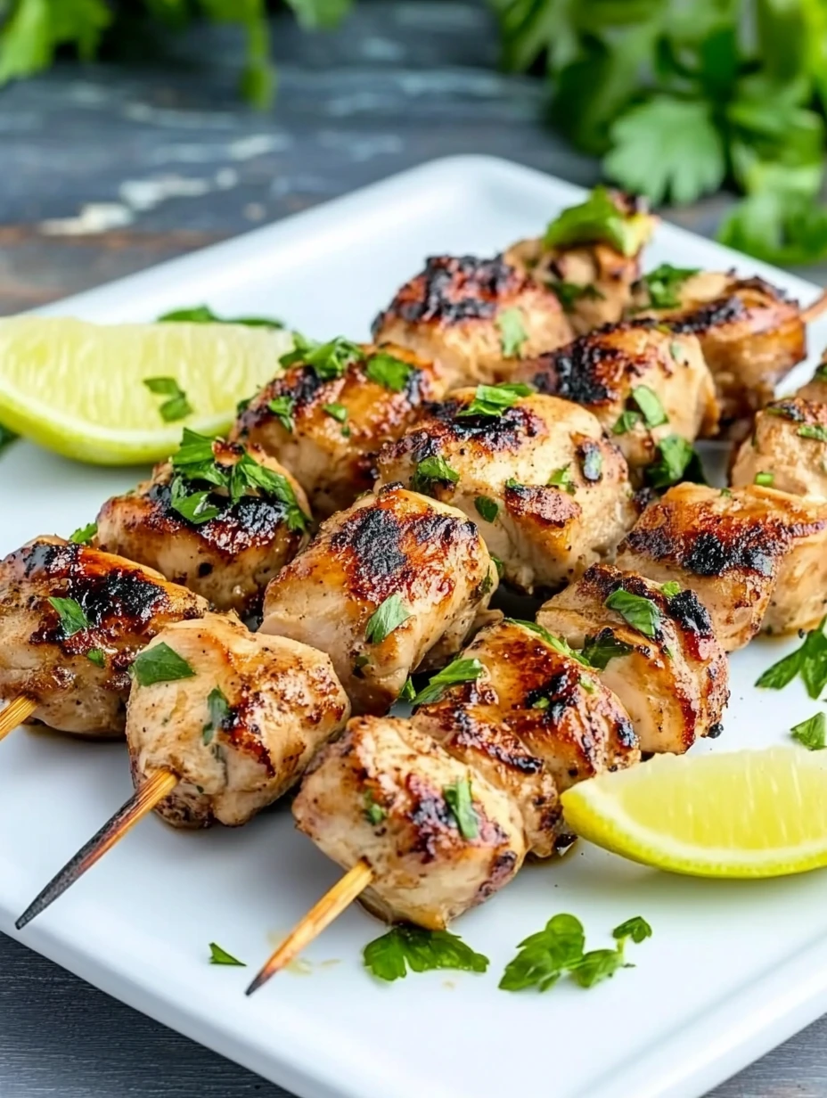 Brochettes de poulet