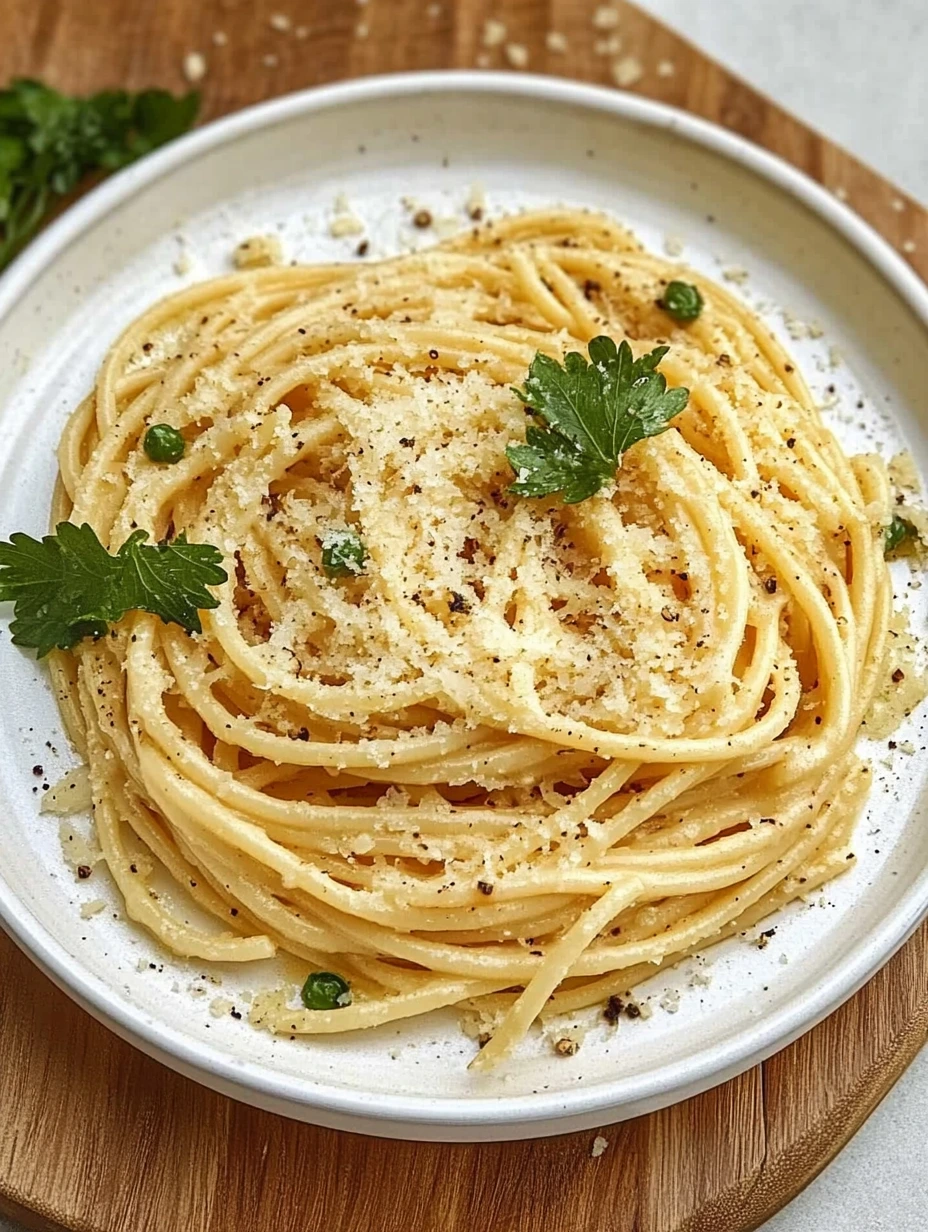 Pâtes à l'ail et parmesan facile