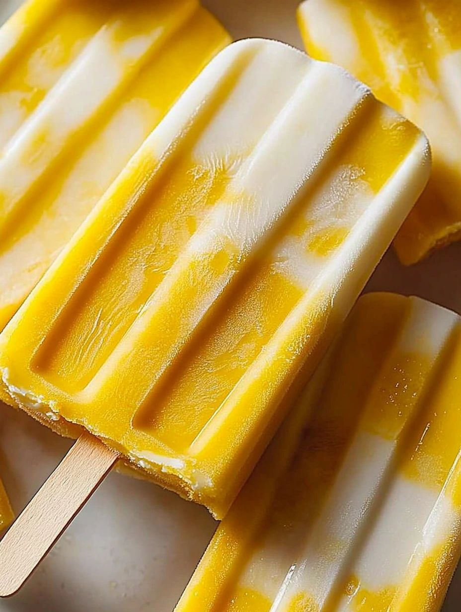 Popsicles fruité ananas et coco
