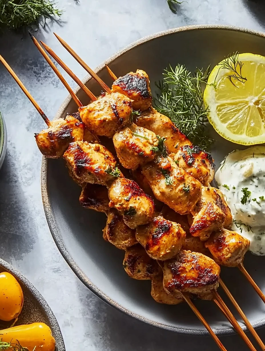 Marinade grecque pour brochettes poulet