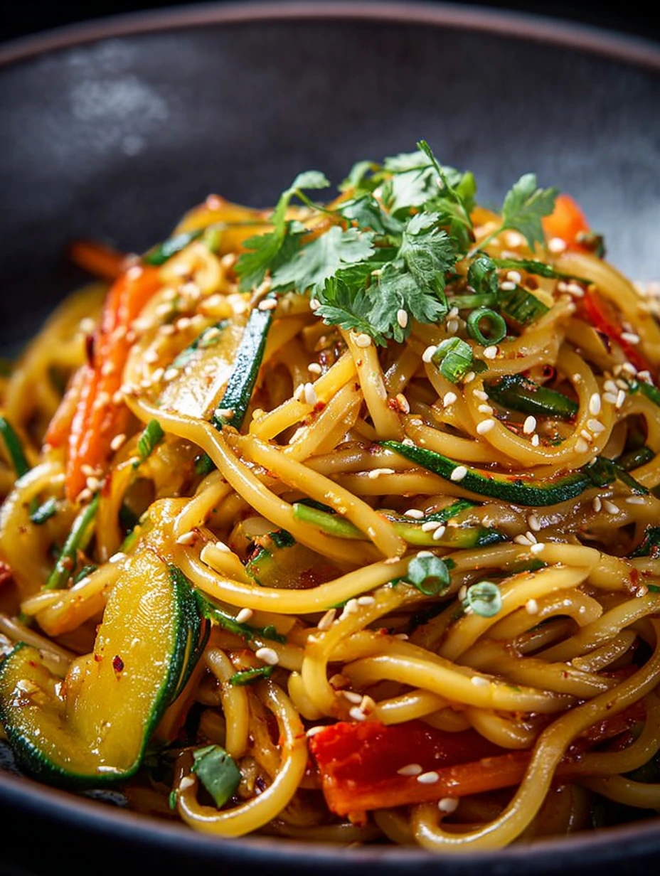 Nouilles sautées aux légumes rapide