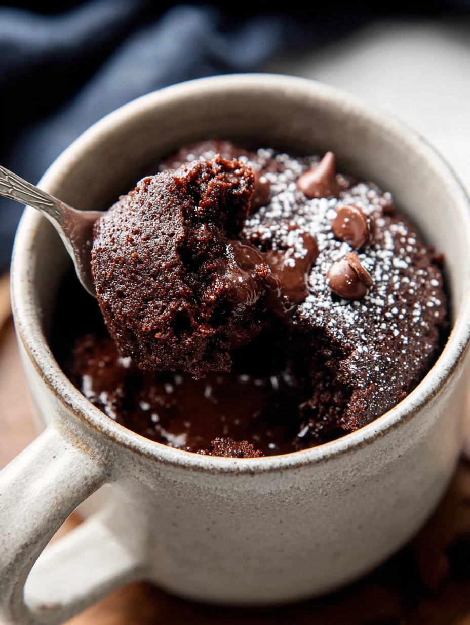 Mug cake au chocolat
