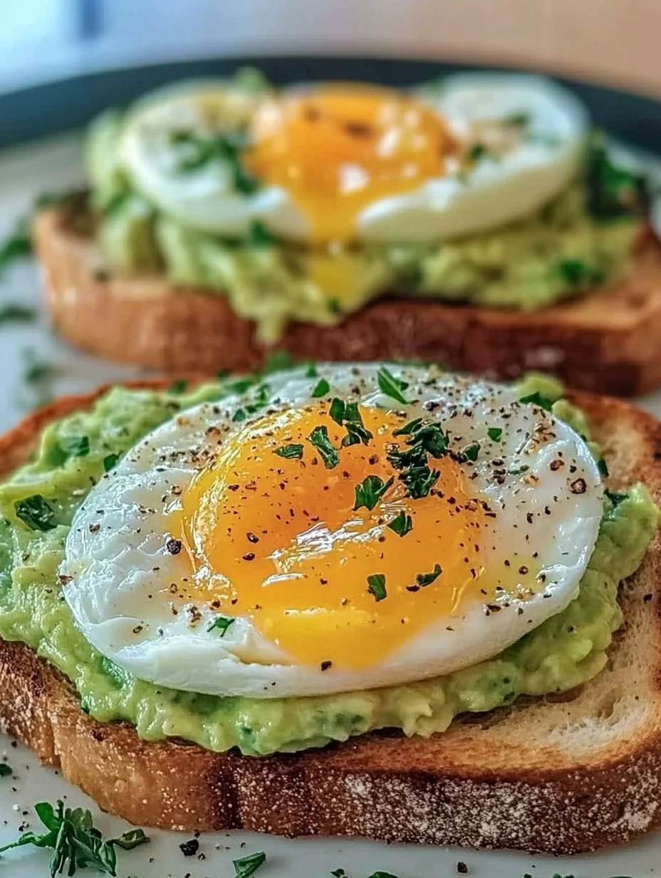 Un toast à l'avocat et œuf prêt en un clin d'œil.
