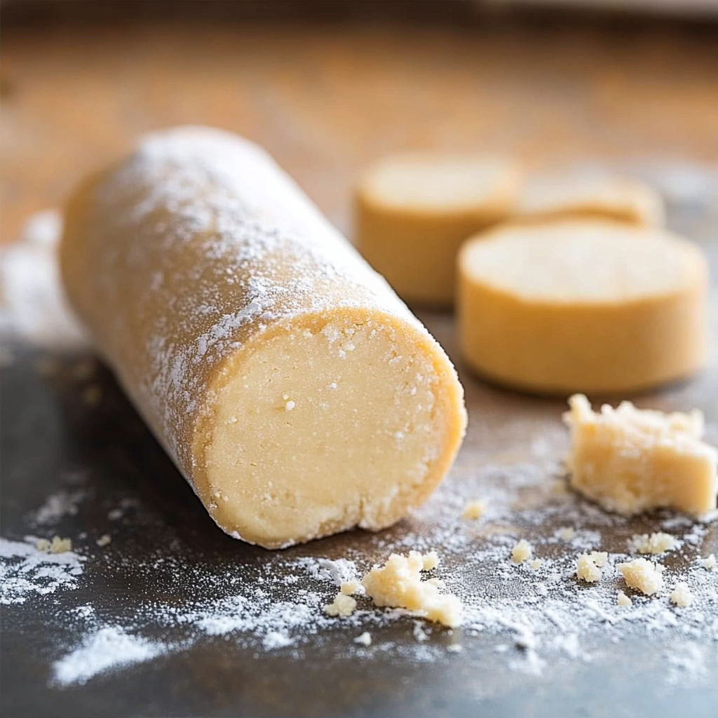 A pate d'amande express is on a table.