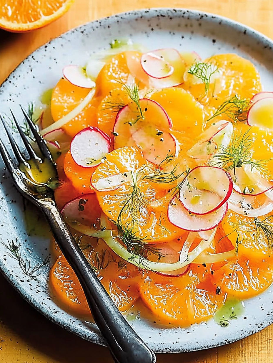 A plate of food with a fork and knife on it.