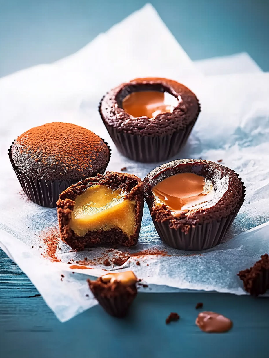 Chocolate and speculoos cupcakes.