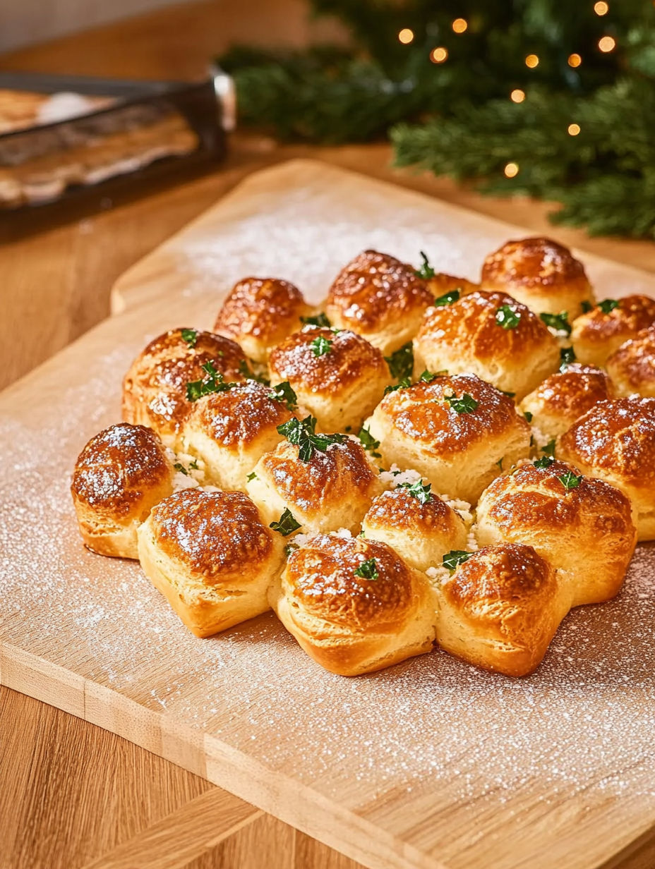 A plate of food with a description of a pastry.