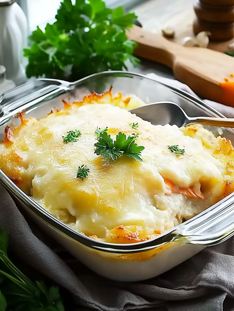 A dish of food with a spoon in it.