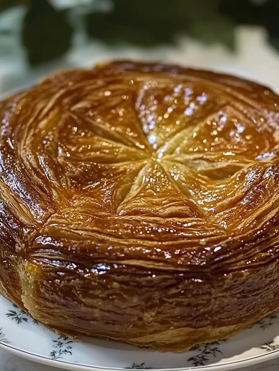 A pastry with a golden brown crust.