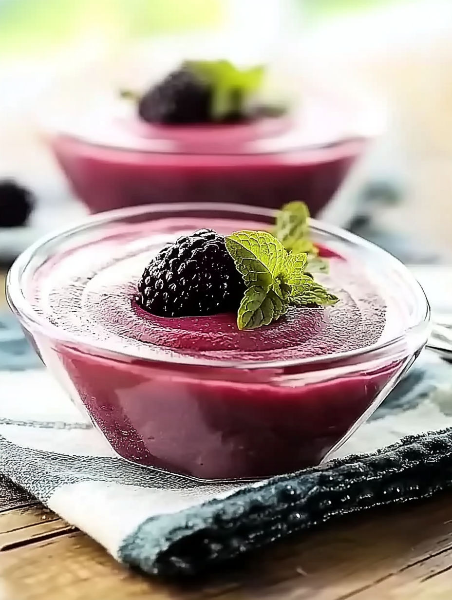 A bowl of berries with mint.