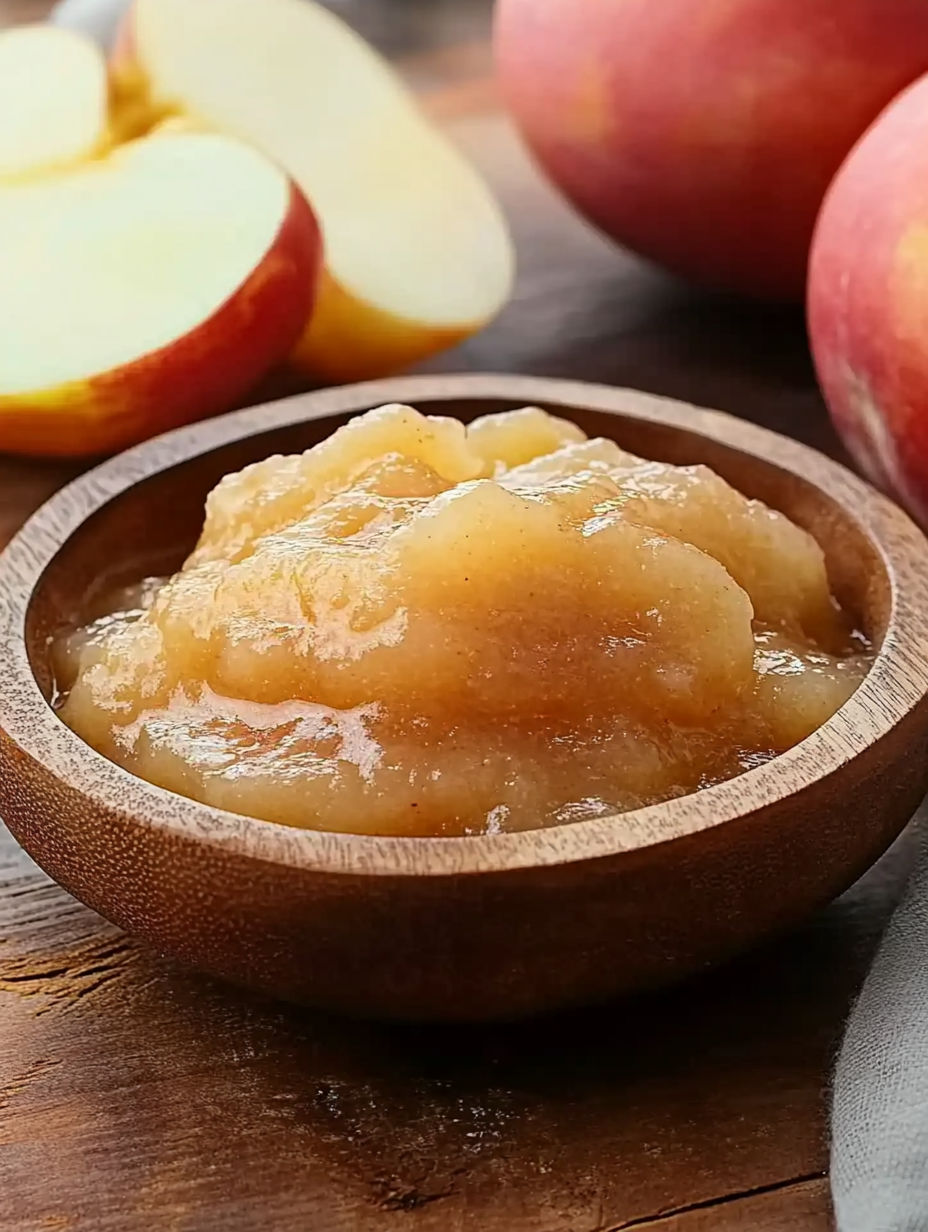 A wooden bowl filled with a thick, syrupy substance.