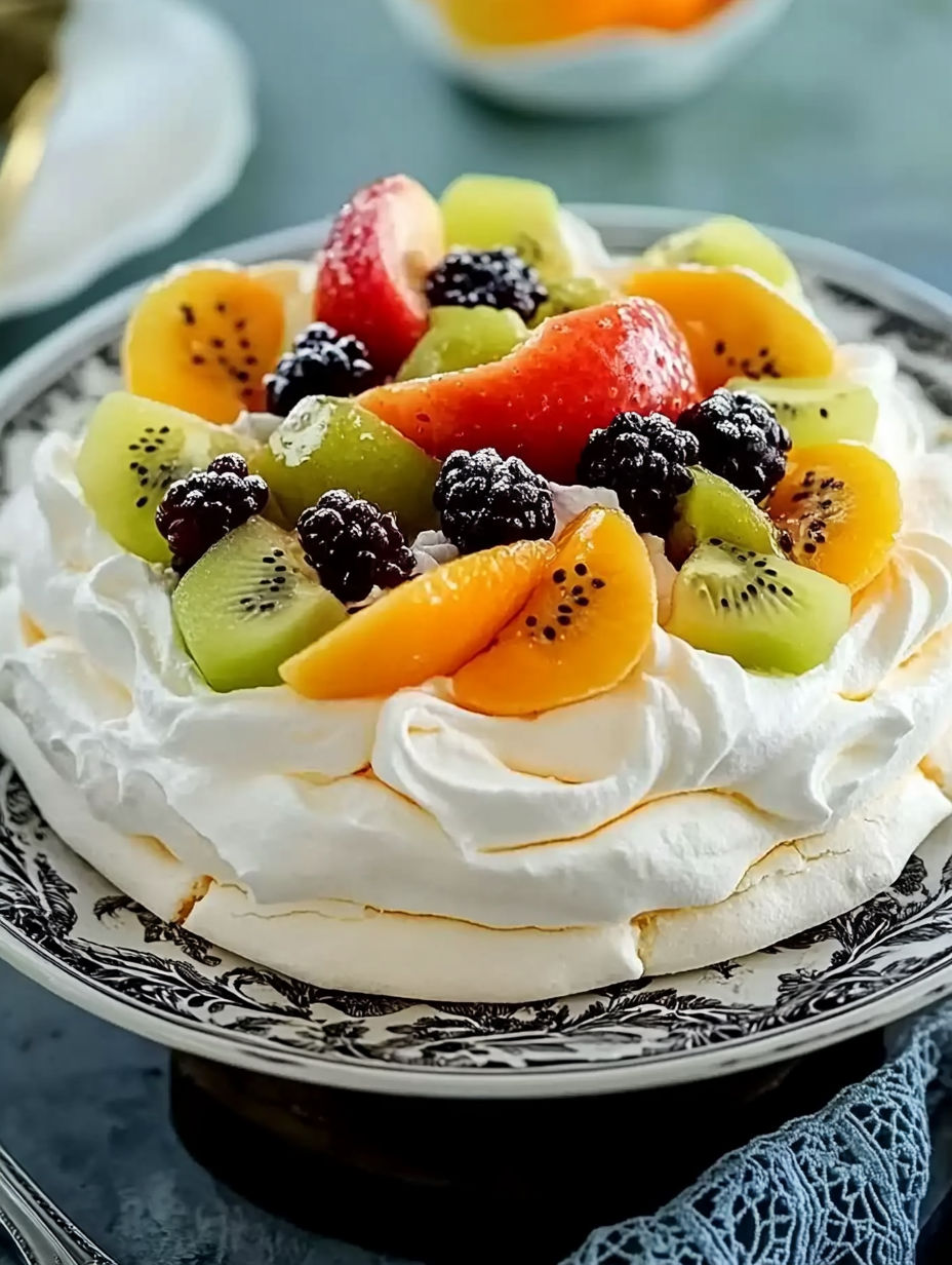 A plate of fruit with kiwi, strawberries, and blackberries.