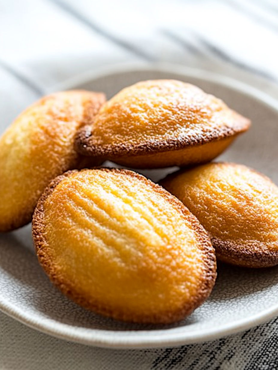 A plate of golden brown pastries.