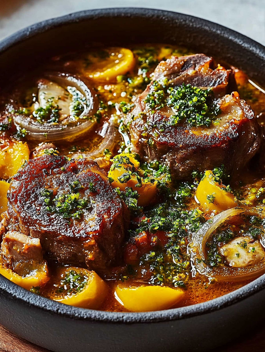 A close up of a dish with meat and vegetables.