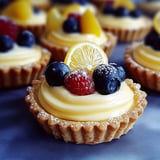 Tartelettes aux Baies avec Crème au Citron et à la Vanille