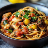 Sauce Spaghetti Aux Légumes Et Poulet