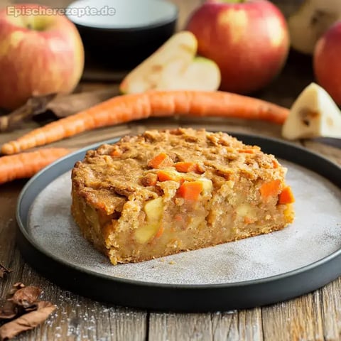 Gâteau moelleux Pomme-Carotte