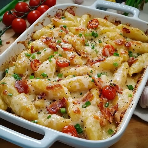 Délicieuses Schupfnudeln au four