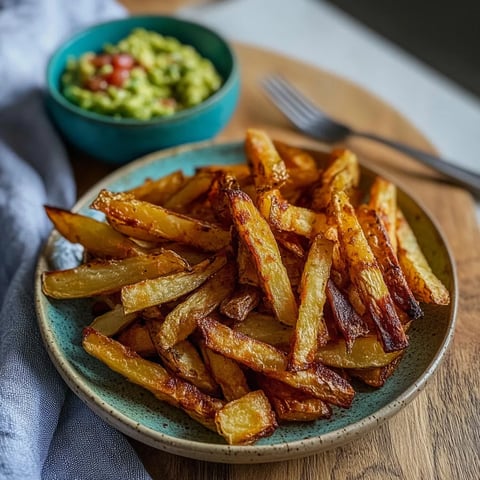Pommes Parmesan avec dip avocat