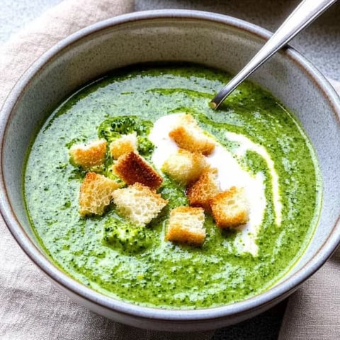 Soupe brocoli crémeuse