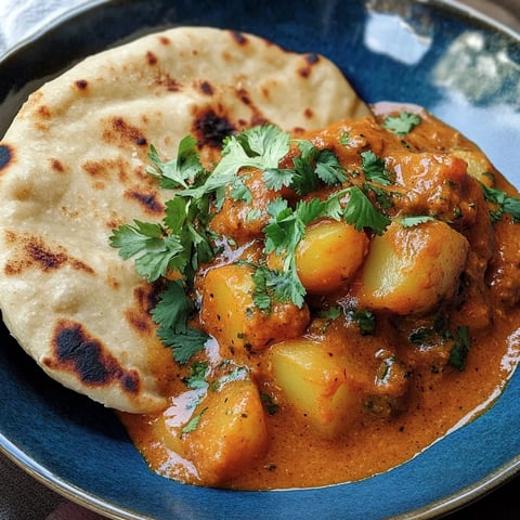 Délicieux Dum Aloo Kashmiri, un plat incontournable avec pommes de terre et yaourt épicé