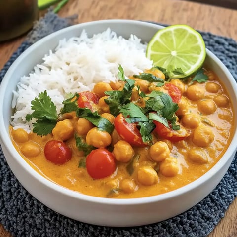 Curry rapide aux pois chiches