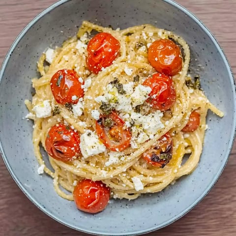 Pâtes Feta au Four - Spaghetti fondants sauce tomate-feta