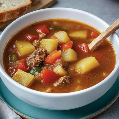 Délicieuse Goulash Hongroise aux pommes de terre