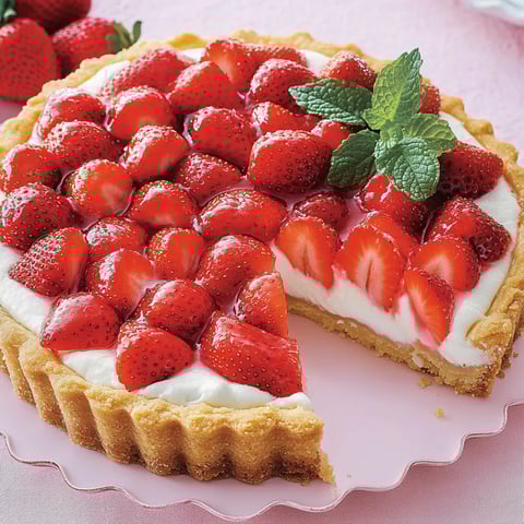 Fraisier crémeux et légèr