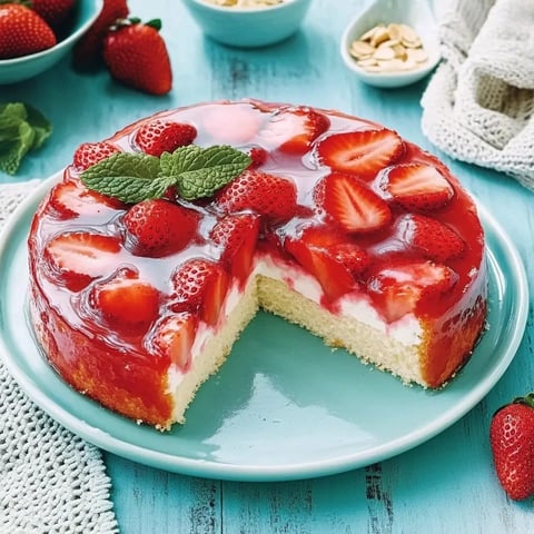 Gâteau fraise et pudding