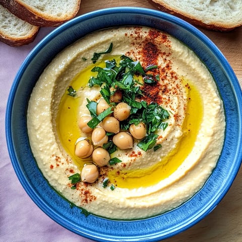 Hummus fait maison ultra crémeux