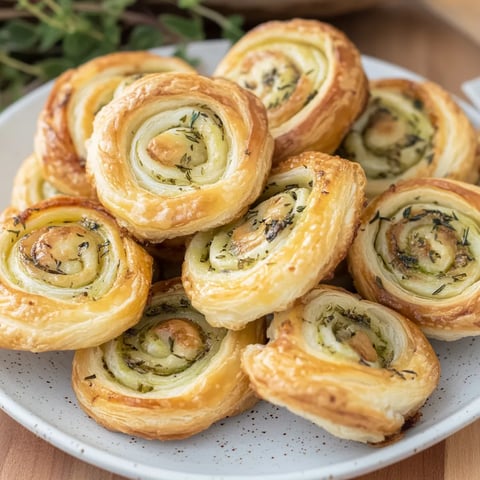 Spirales au fromage pesto