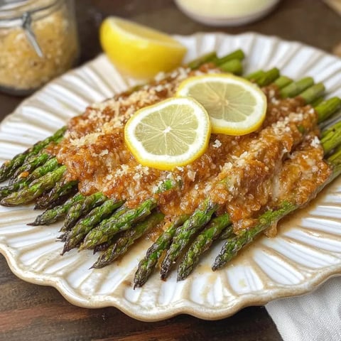 Asperges croustillantes grillées au parmesan