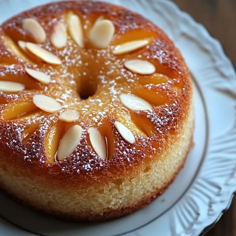 Gâteau aux amandes et pommes