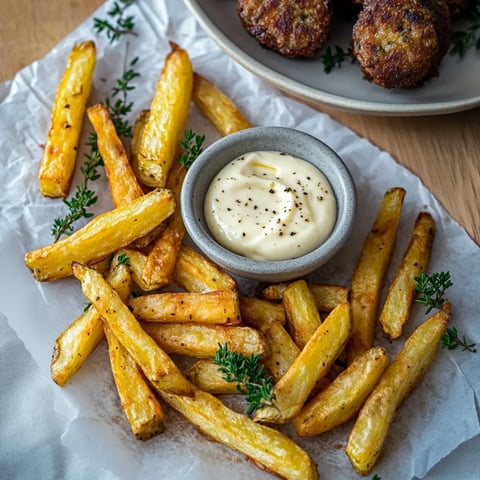 Pommes croquantes au parmesan au four ou Airfryer
