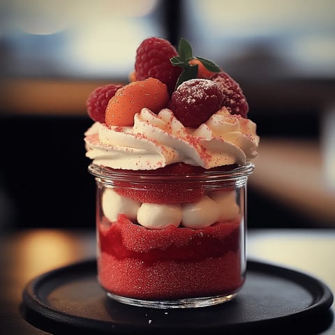 Douceur aux Fraises en Pot