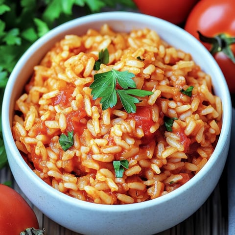 Délicieux riz grec à la tomate