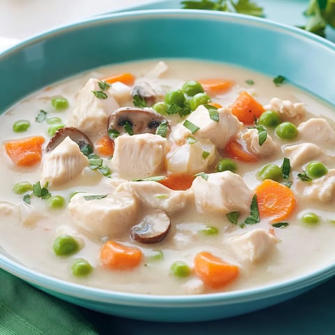 Fricassée de poulet facile et rapide