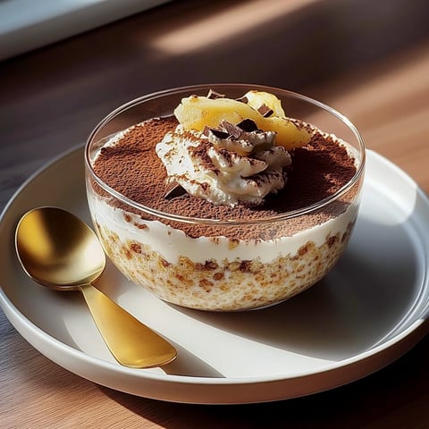 Recette de flocons d’avoine au tiramisu