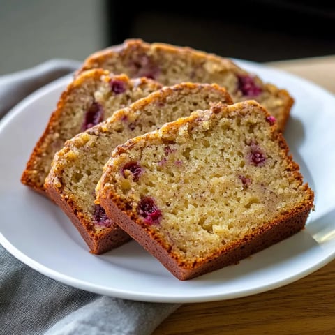 Un gâteau à la banane moelleux avec des framboises savoureuses