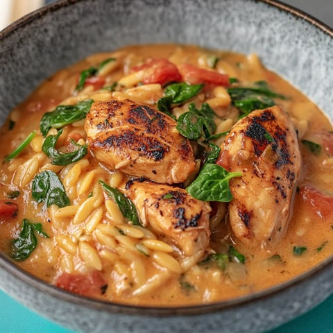 Savoureux Orzo Crémeux en Sauce Tomate – Un Délice Facile