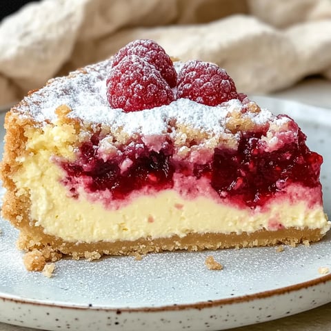 Quark crémeux avec himbeeren et streusel croustillant
