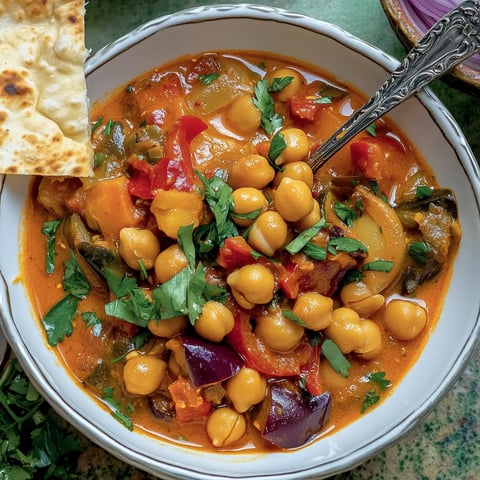 Curry au paprika et pois chiches – si crémeux & délicieux !